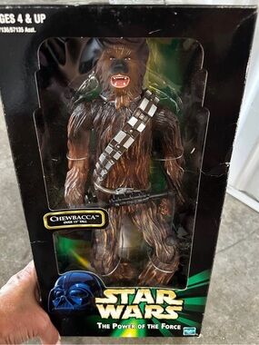 Vintage Star Wars Chewbacca Action Figure - Hasbro - In Original Packaging